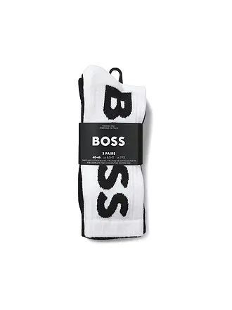 BOSS | Lot de 3 paires de chaussettes open miscellaneous | schwarz